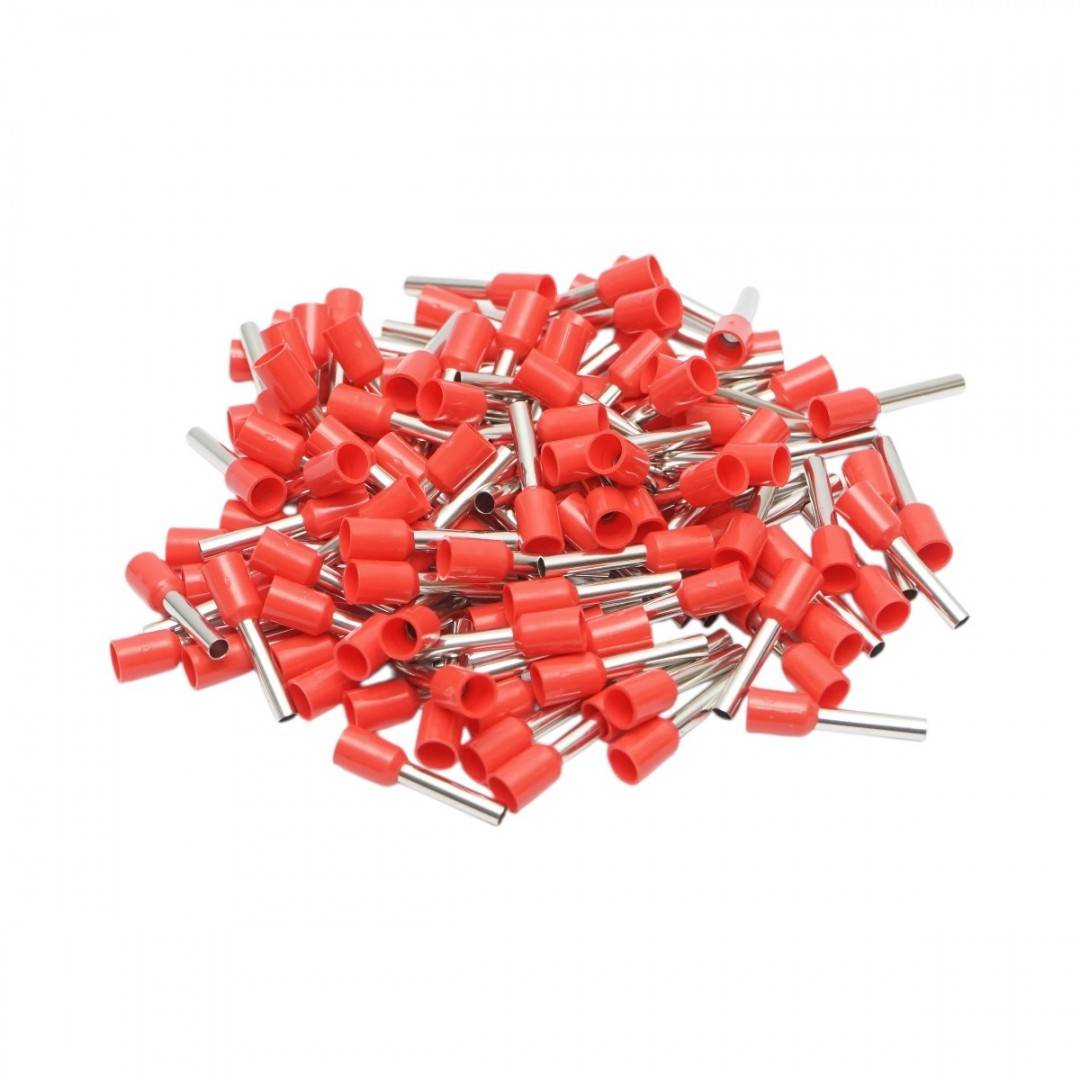 Pini terminali electrici izolati 2.5mm²/12mm E2512 Longroad