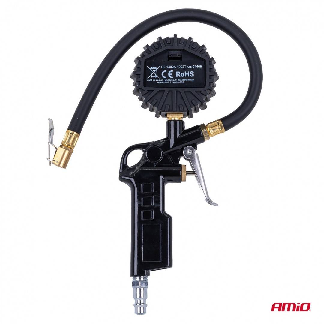 Pistol aer pentru umflat cu manometru 17 BAR
