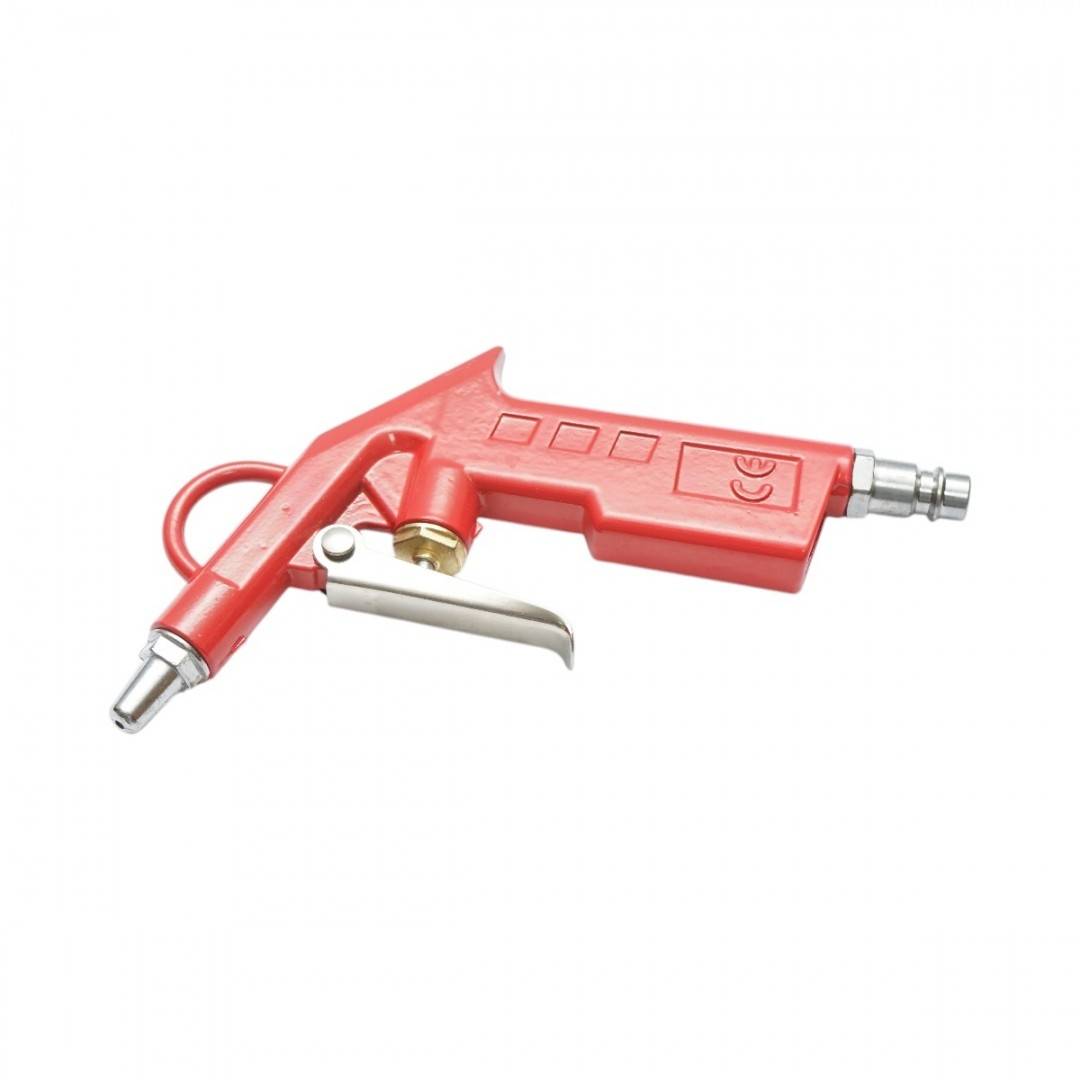 Pistol de suflat aer comprimat cu duza scurta 28mm rosu