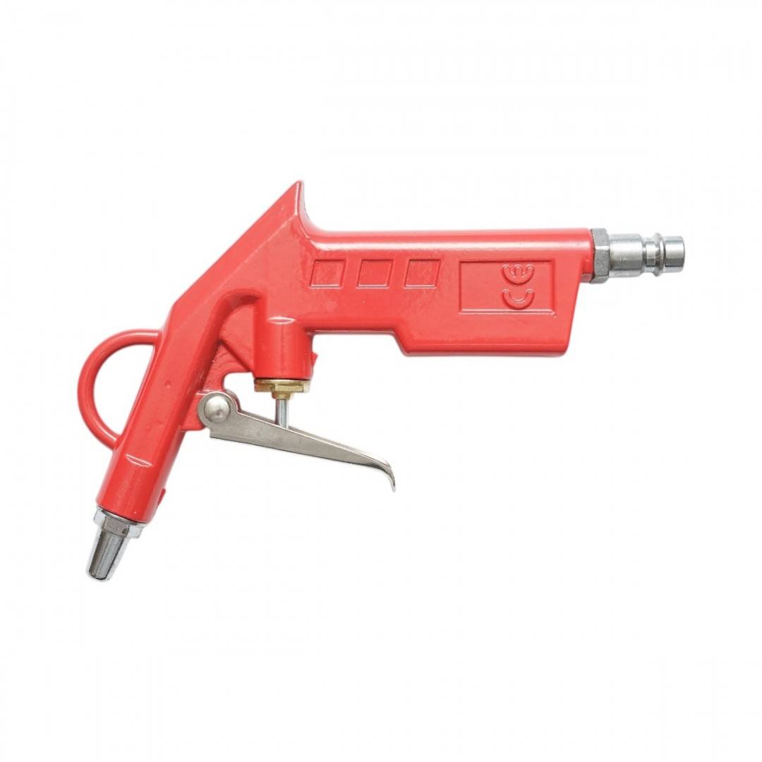 Pistol de suflat aer comprimat cu duza scurta 28mm rosu