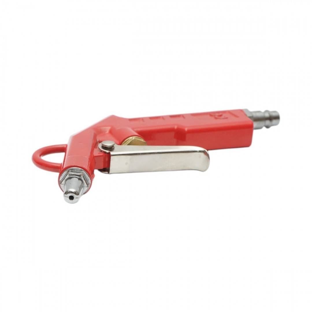 Pistol de suflat aer comprimat cu duza scurta 28mm rosu