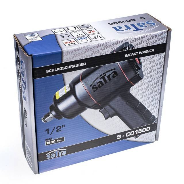 PISTOL PNEUMATIC CU IMPACT 1/2 1500 Nm SATRA