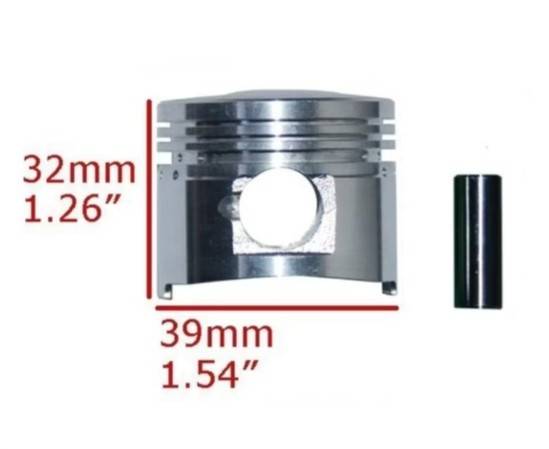Piston scuter 4T 50cc GY6 39mm
