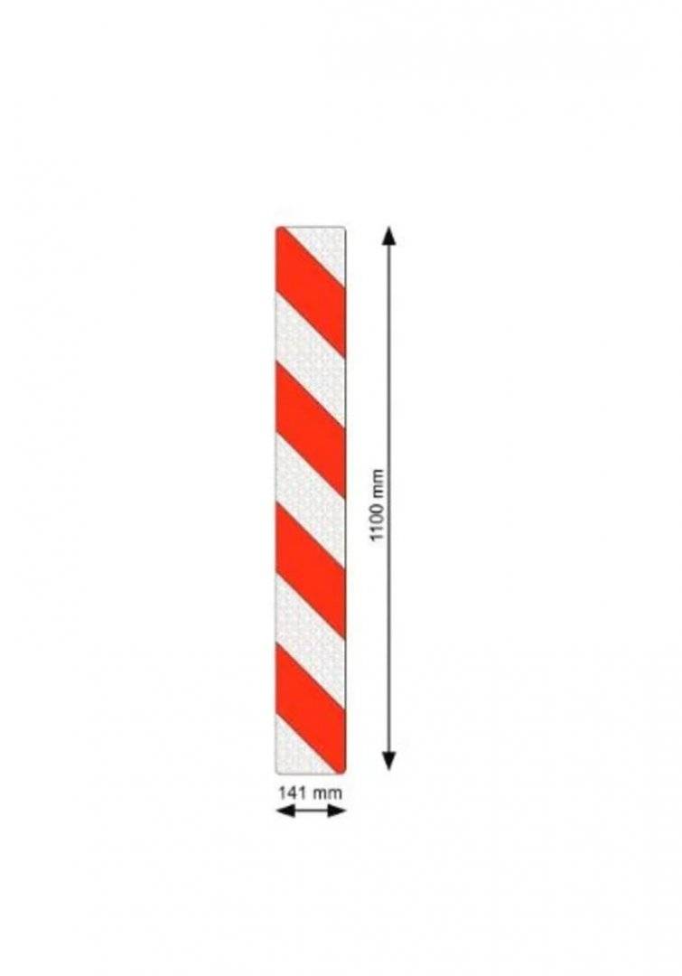 Placuta aluminiu reflectorizanta pe ambele parti BICMA pentru sarcini exceptionale