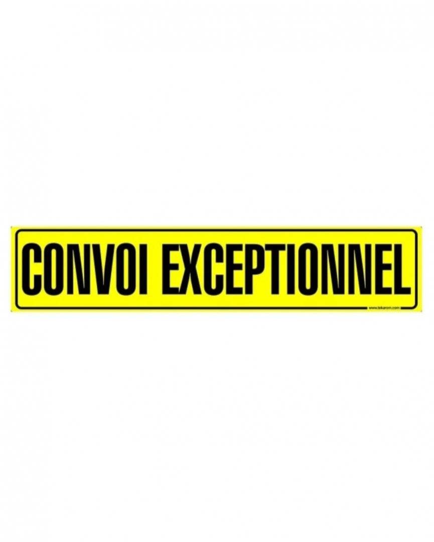 Placuta ,,CONVOI EXCEPTIONNEL 1200X250mm