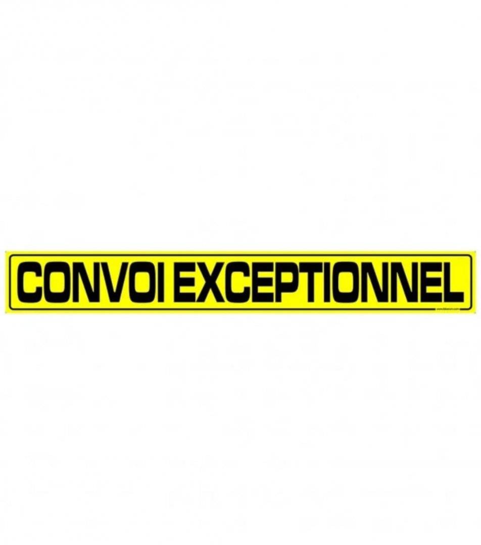 Placuta ,,CONVOI EXCEPTIONNEL 1900X250mm