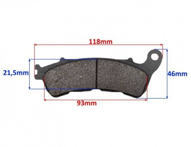 Placute frana moto Honda SH125 (2010-2015)
