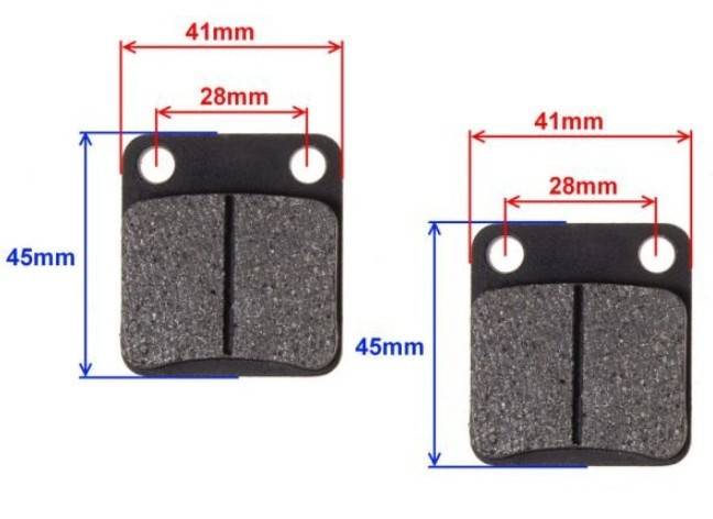 Placute frana scuter (Nr 1)