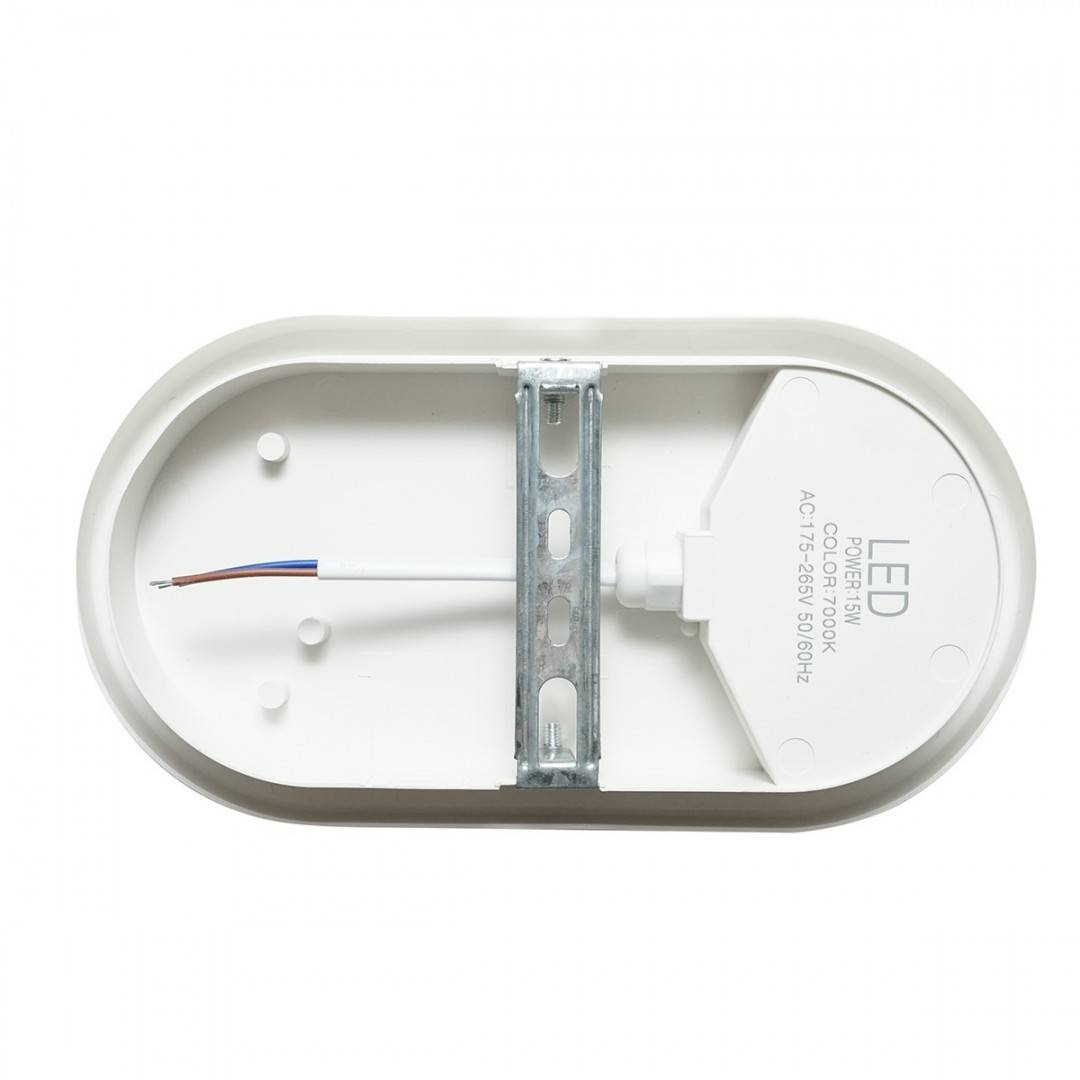 Plafoniera LED 15W, 220V, 7000K lumina rece corp iluminat 215x115x70mm interior/exterior Breckner Germany