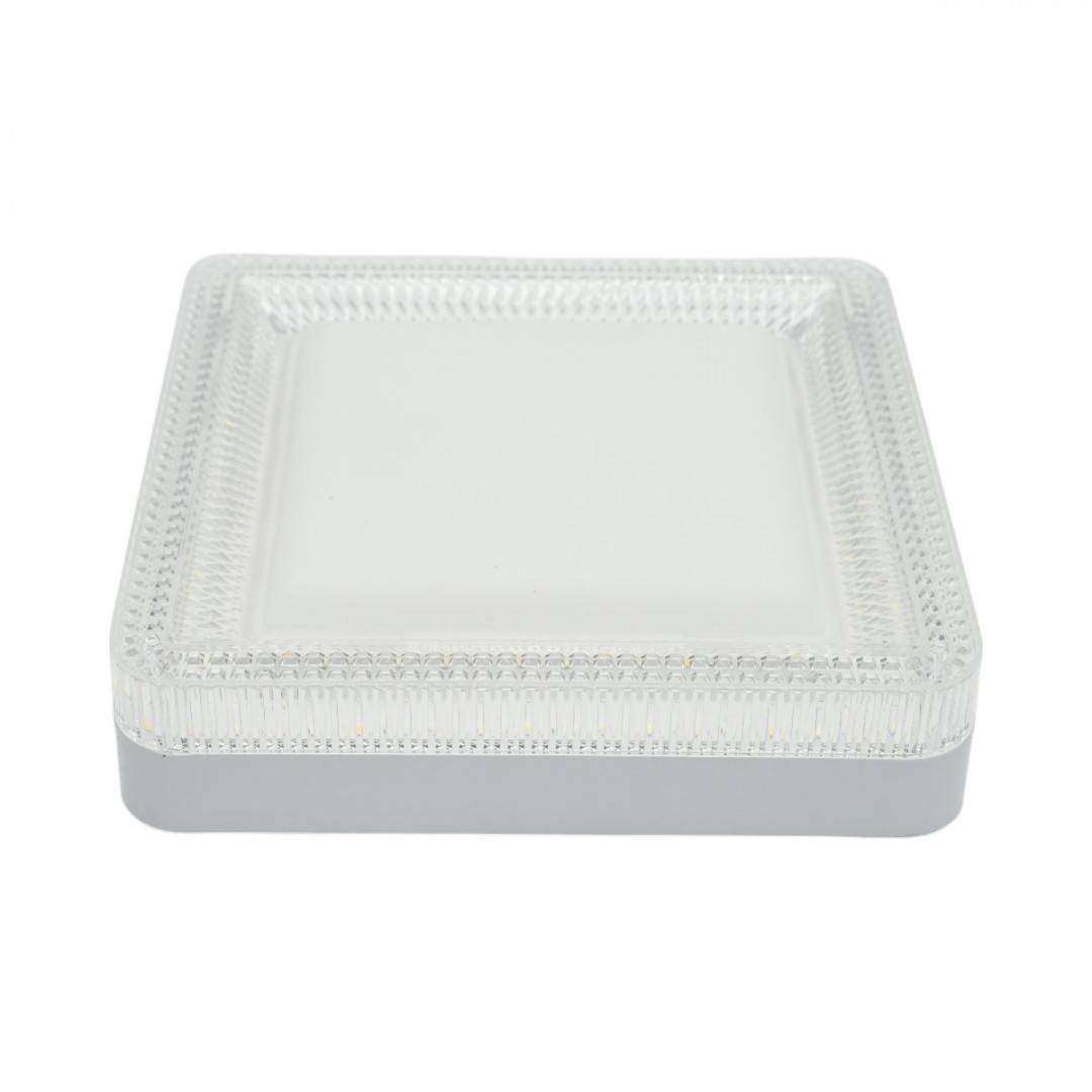 Plafoniera LED patrata 24W, 220V lumina reglabila 3CCT 3000K/4000K/6500K 180x180x40mm IP20