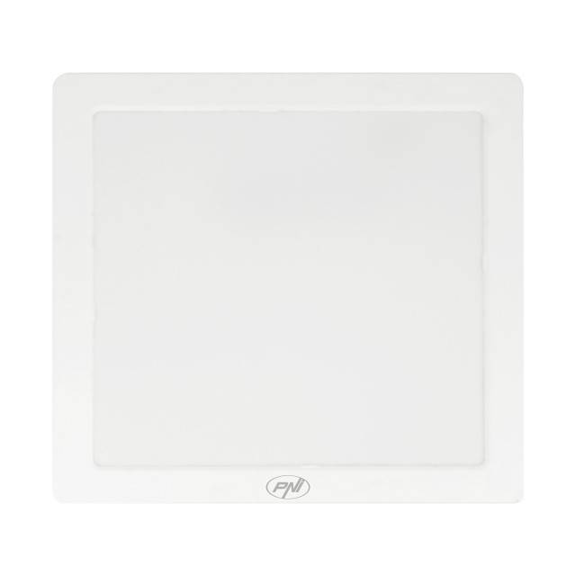 Plafoniera LED PNI D-Light CL241 24W, patrata, 6500K, alimentare 230V, 2640 lm, alb