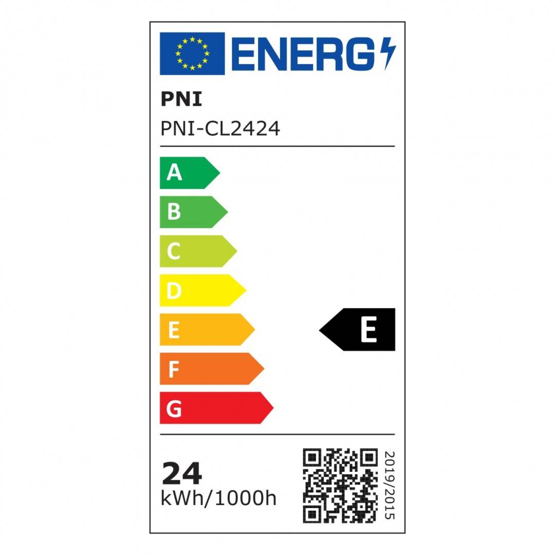 Plafoniera LED PNI D-Light CL2424 24W, rotunda 29 cm, 2700K, alimentare 230V, 2640 lm, alb cald