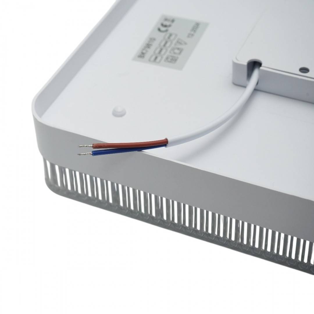 Plafoniera LED rotunda 24W, 220V lumina rece 6500K 180x180x40mm IP20
