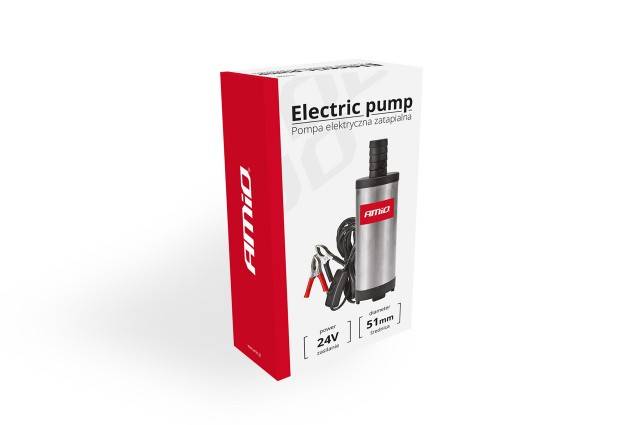Pompa electrica motorina 24V submersibila diametru 51 mm
