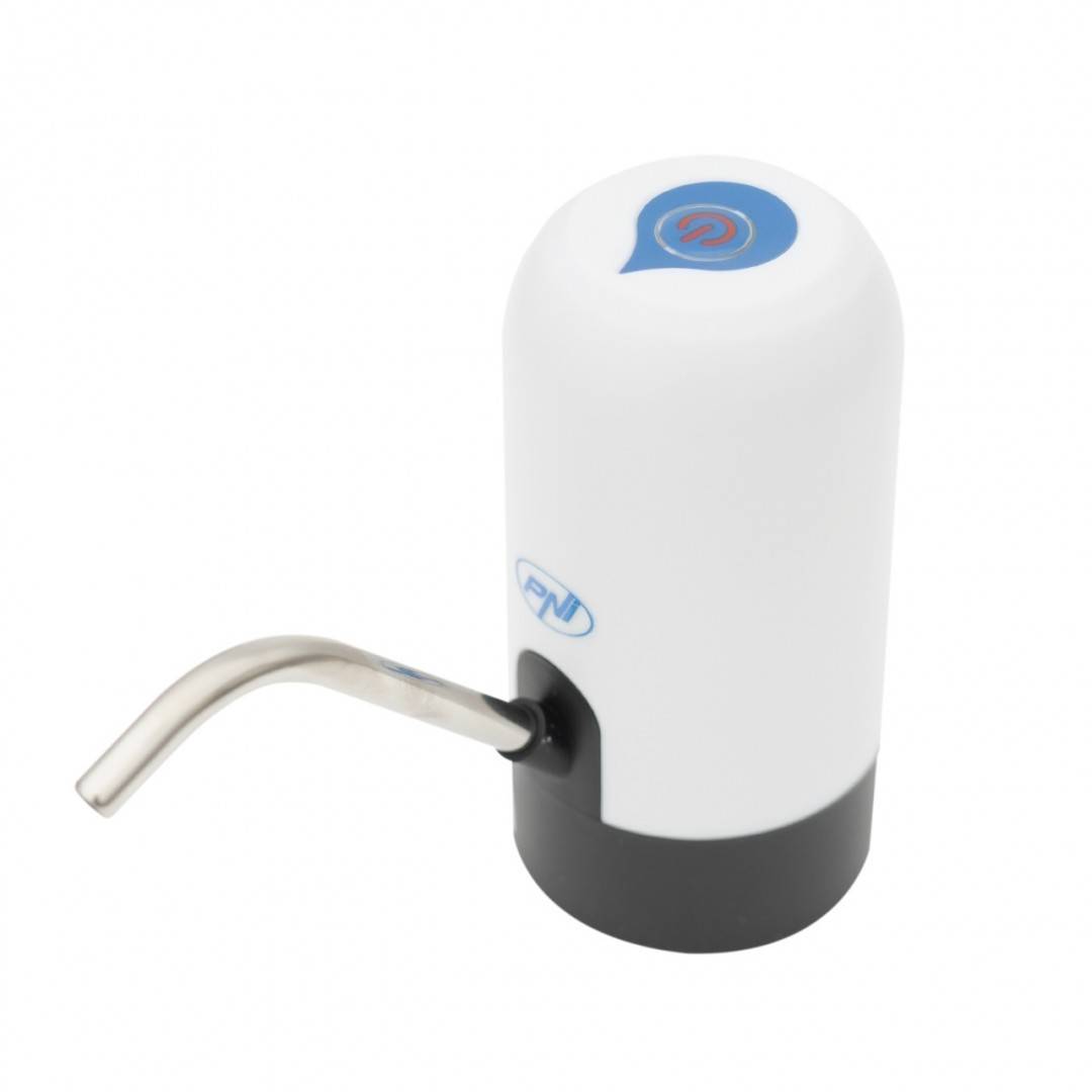 Pompa electrica pentru bidon de apa PNI WD100 incarcare prin micro USB, acumulator 800 mAh, putere 4W