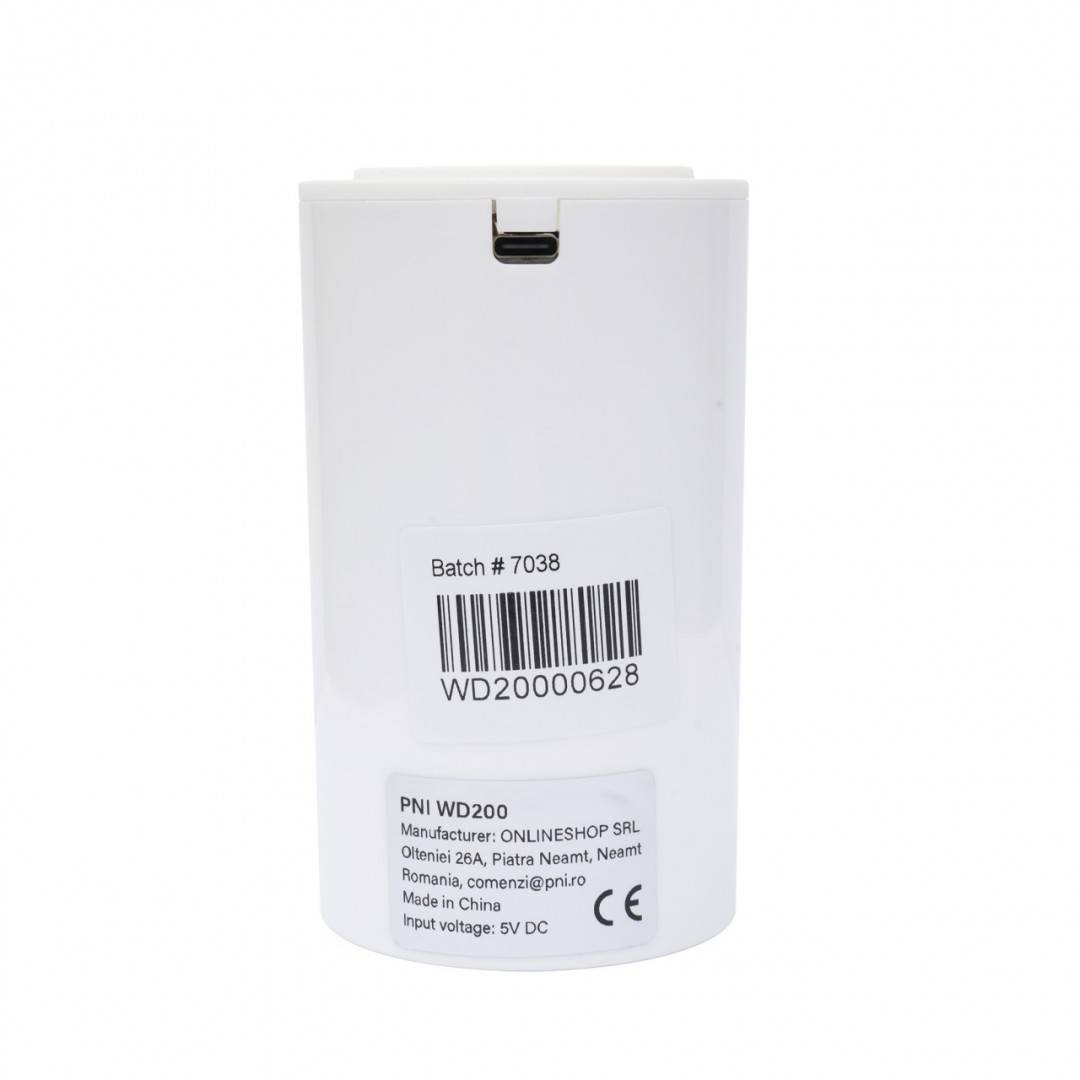 Pompa electrica pentru bidon de apa PNI WD200 incarcare prin USB-C, acumulator 800 mAh