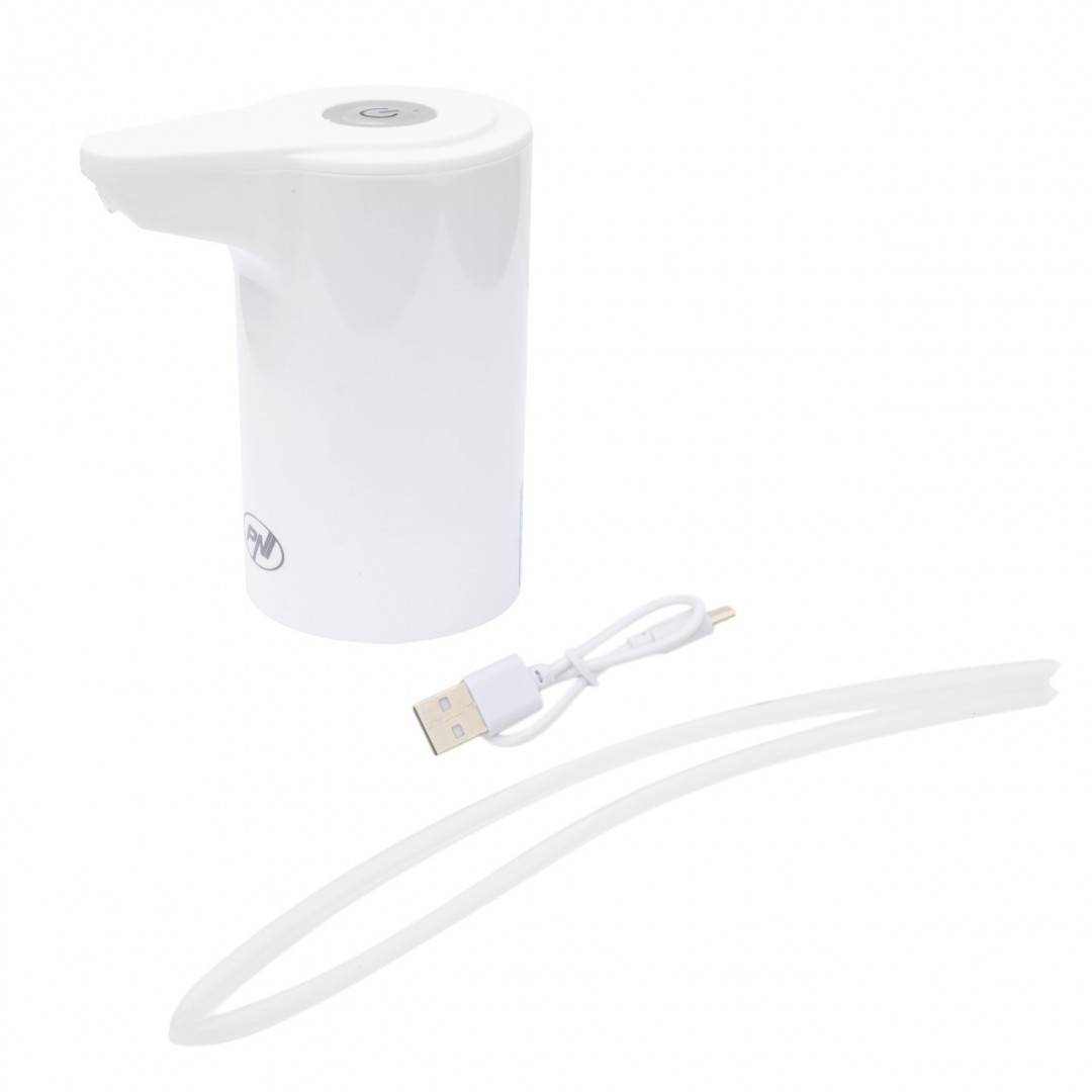 Pompa electrica pentru bidon de apa PNI WD200 incarcare prin USB-C, acumulator 800 mAh