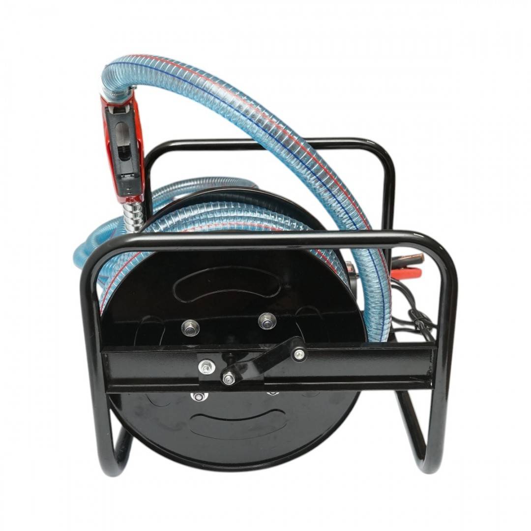 Pompa transfer combustibil mobila 12V, debit 40 L/min cu furtun si filtru Breckner Germany