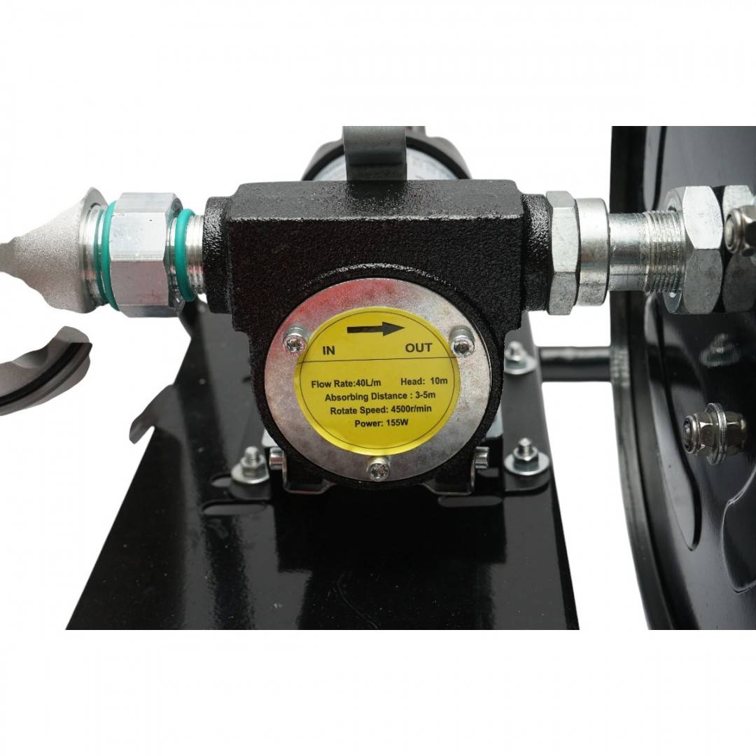 Pompa transfer combustibil mobila 12V, debit 40 L/min cu furtun si filtru Breckner Germany