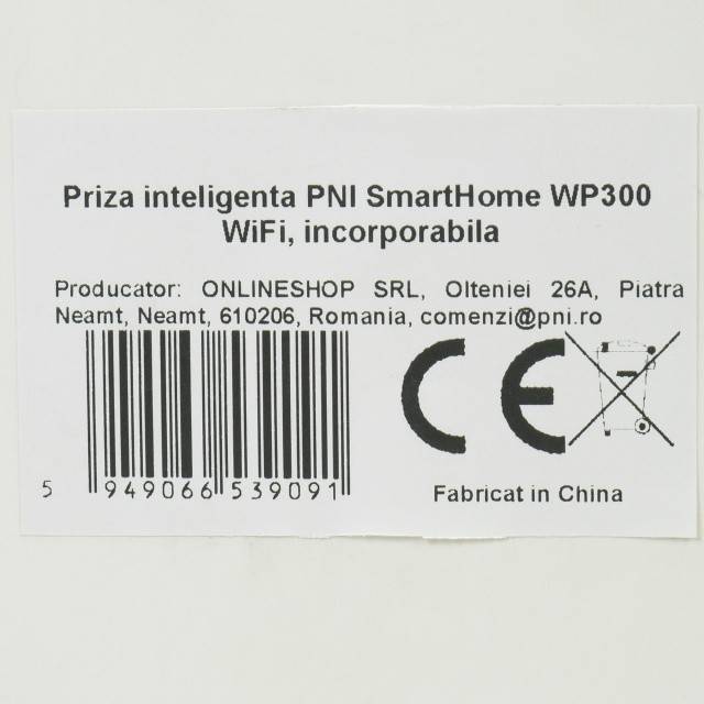 Priza inteligenta PNI SmartHome WP300 WiFi, incastrabila in podea, 3 x schuko, 1 x USB-A, 1 x USB-C, IP65, gri