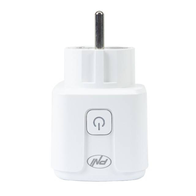Priza inteligenta PNI SmartHome WP800 WiFi control prin internet, App Tuya Smart, compatibila cu Amazon Alexa si Google Home, masoara consumul de