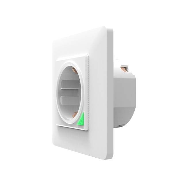 Priza inteligenta PNI SmartHome WP850 WiFi, montaj ingropat, control prin internet, aplicatie dedicata Tuya Smart, compatibila Amazon Alexa si Google