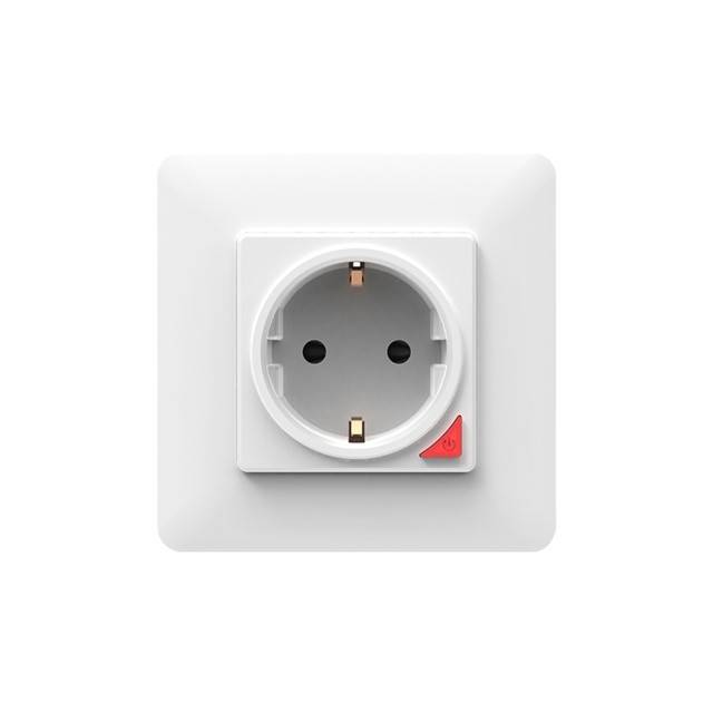 Priza inteligenta PNI SmartHome WP850 WiFi, montaj ingropat, control prin internet, aplicatie dedicata Tuya Smart, compatibila Amazon Alexa si Google