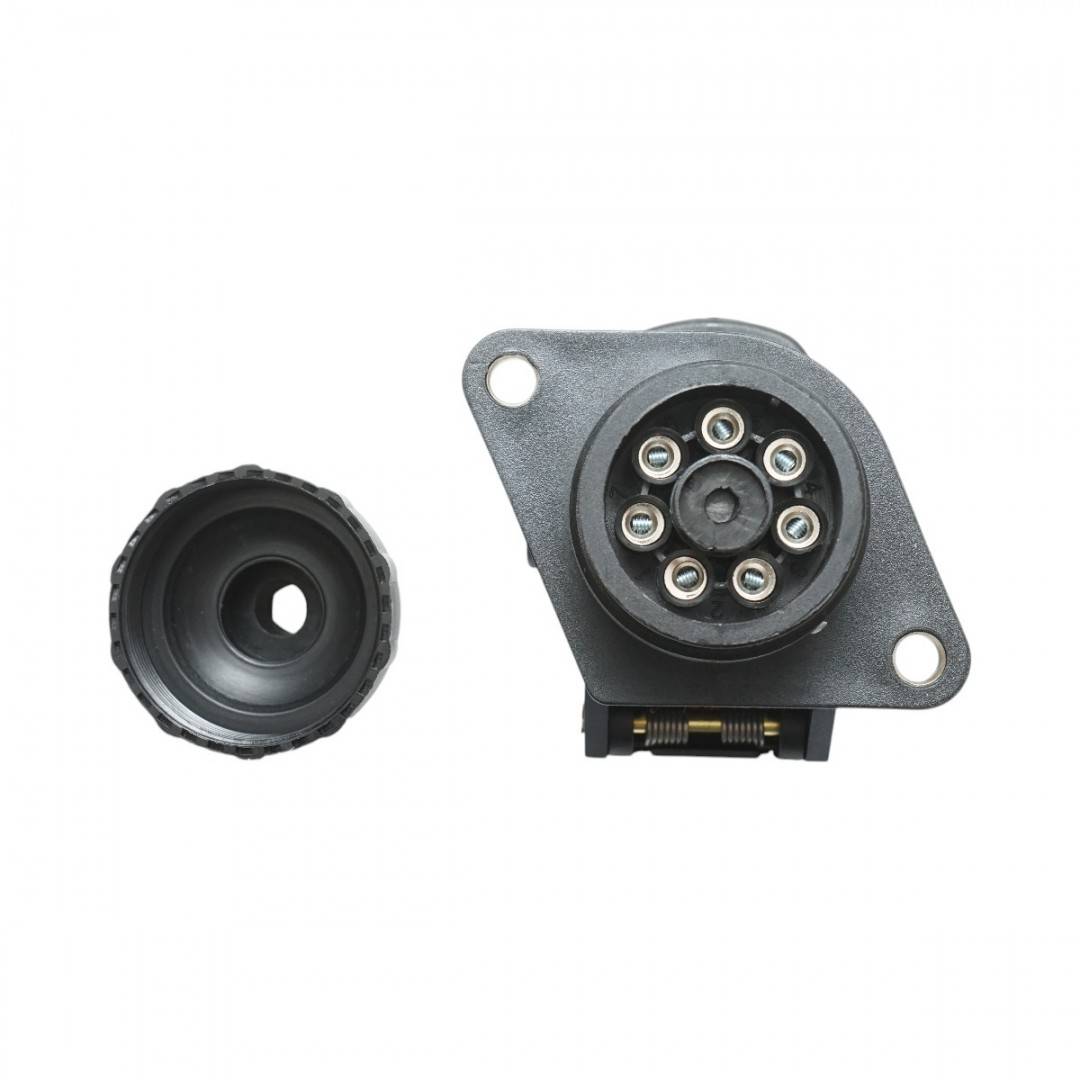Priza remorca 7 pini 24V ABS/EBS universala cod OEM 8JB007645-021 Breckner Germany