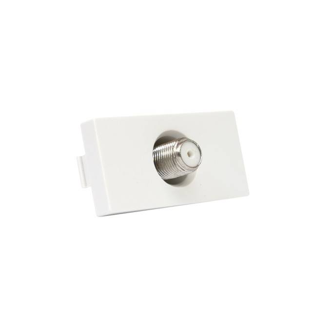 Priza TV PNI TV10, modulara, incastrabila, tip F 1/2, pentru rama din sticla RM101W, RM202W