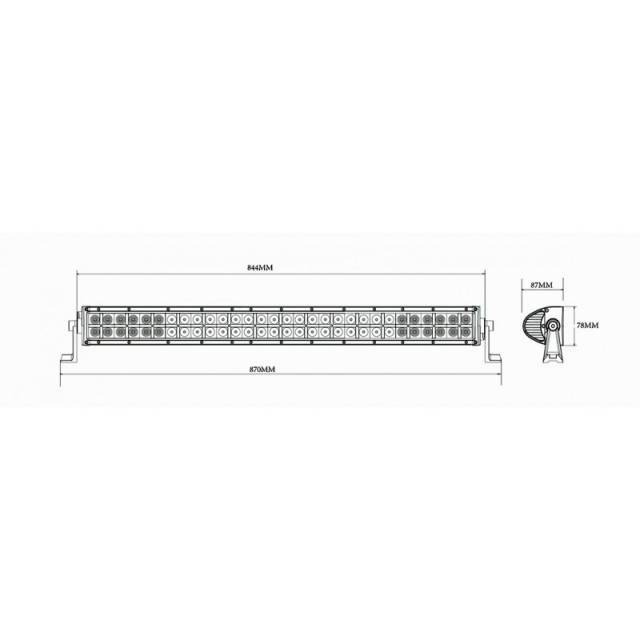 Proiector 60 LED 885mm 180W