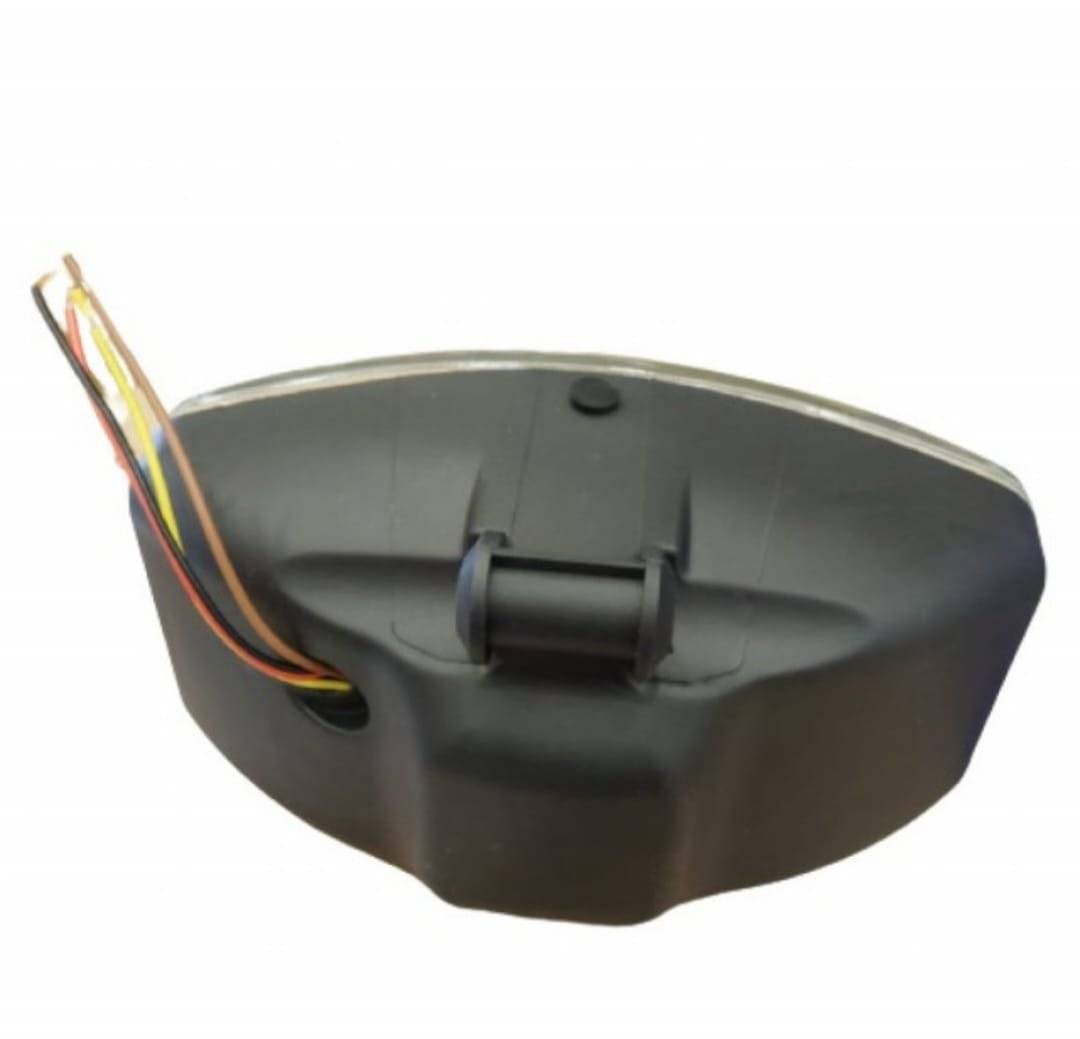 Proiector dreptunghiular sticla clara + led galben