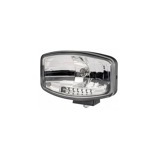 Proiector dreptunghiular sticla clara + led HELLA