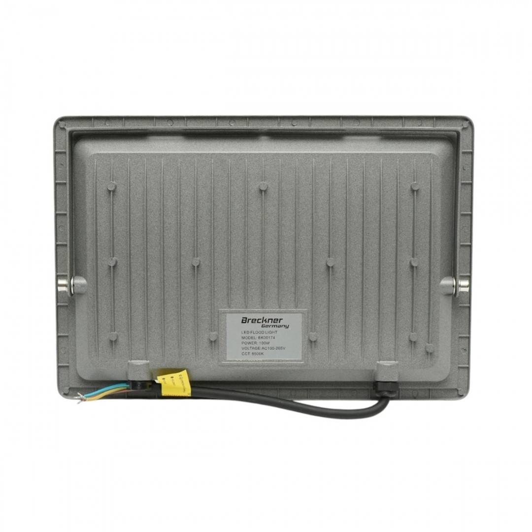 Proiector LED 100W, 100-265V, 6500K, 10000lm tip Flood 285x195x30mm IP66 Breckner Germany