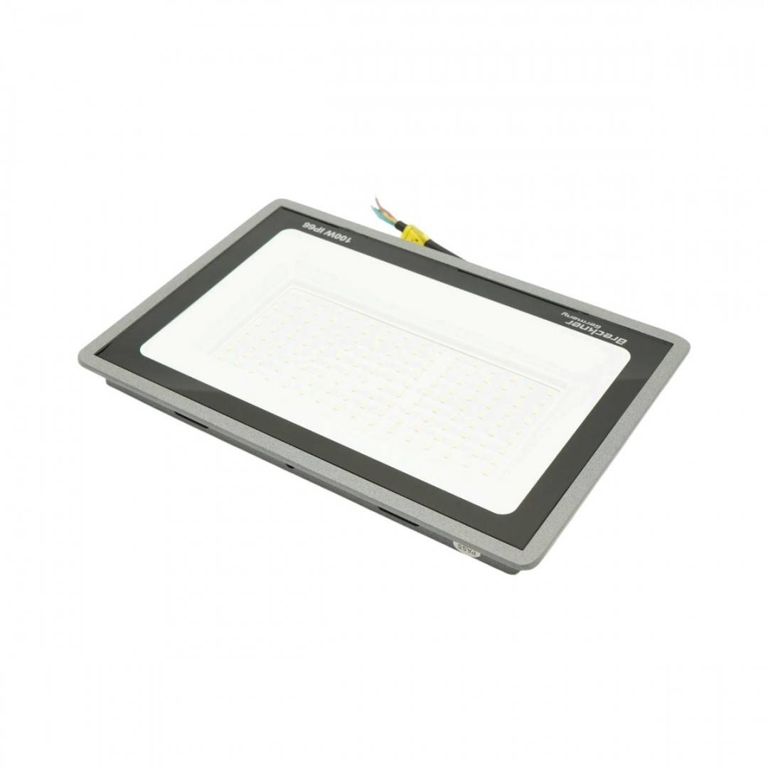 Proiector LED 100W, 100-265V, 6500K, 10000lm tip Flood 285x195x30mm IP66 Breckner Germany