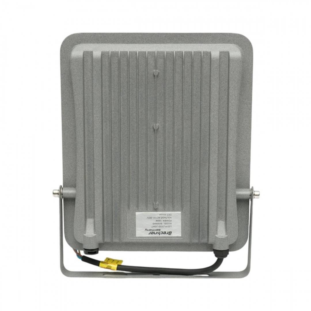 Proiector LED 100W, 100-265V, 6500K, 11000lm tip Flood 240x205x30mm IP66 Breckner Germany