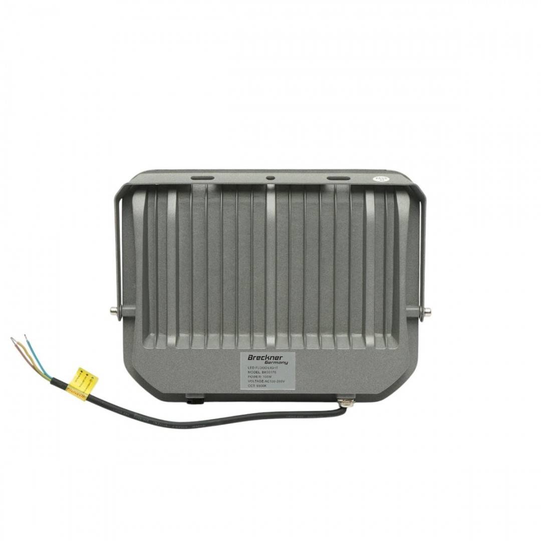 Proiector LED 100W, 100-265V, 6500K, 14000lm tip Flood 280x220x38mm IP66 Breckner Germany