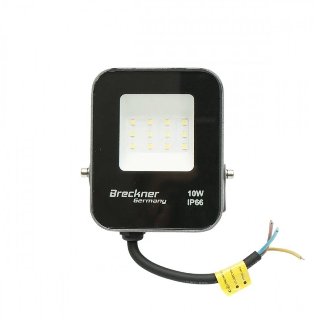 Proiector LED 10W, 220V, 6500K tip Flood 105x85x28mm IP66 Breckner Germany