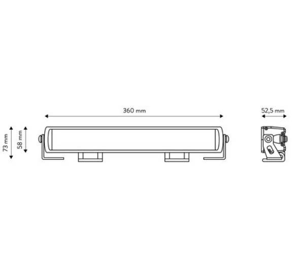 Proiector LED 120W 10800LM 24LED, 3 ani garantie