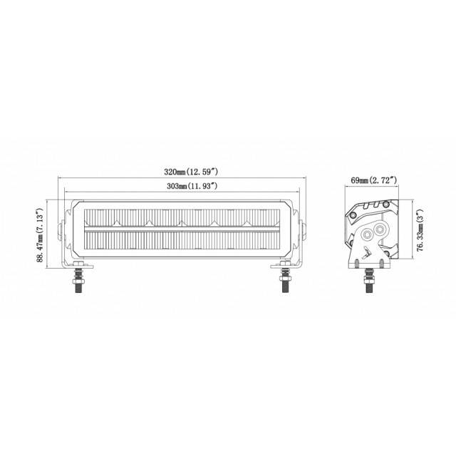 Proiector LED 12/24