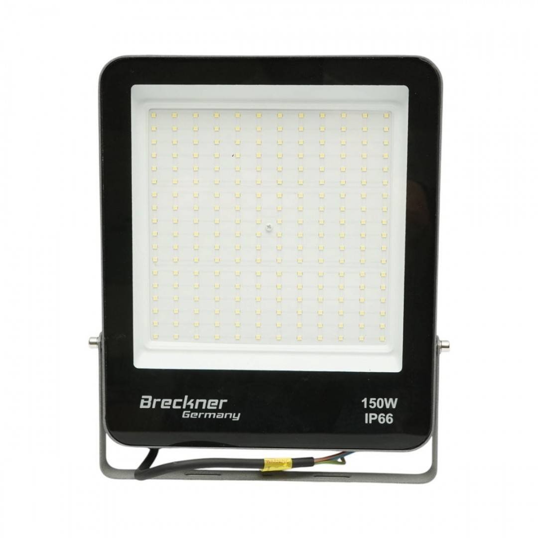 Proiector LED 150W, 220V, 6500K, 13500lm tip Flood 275x230x30mm IP66 Breckner Germany