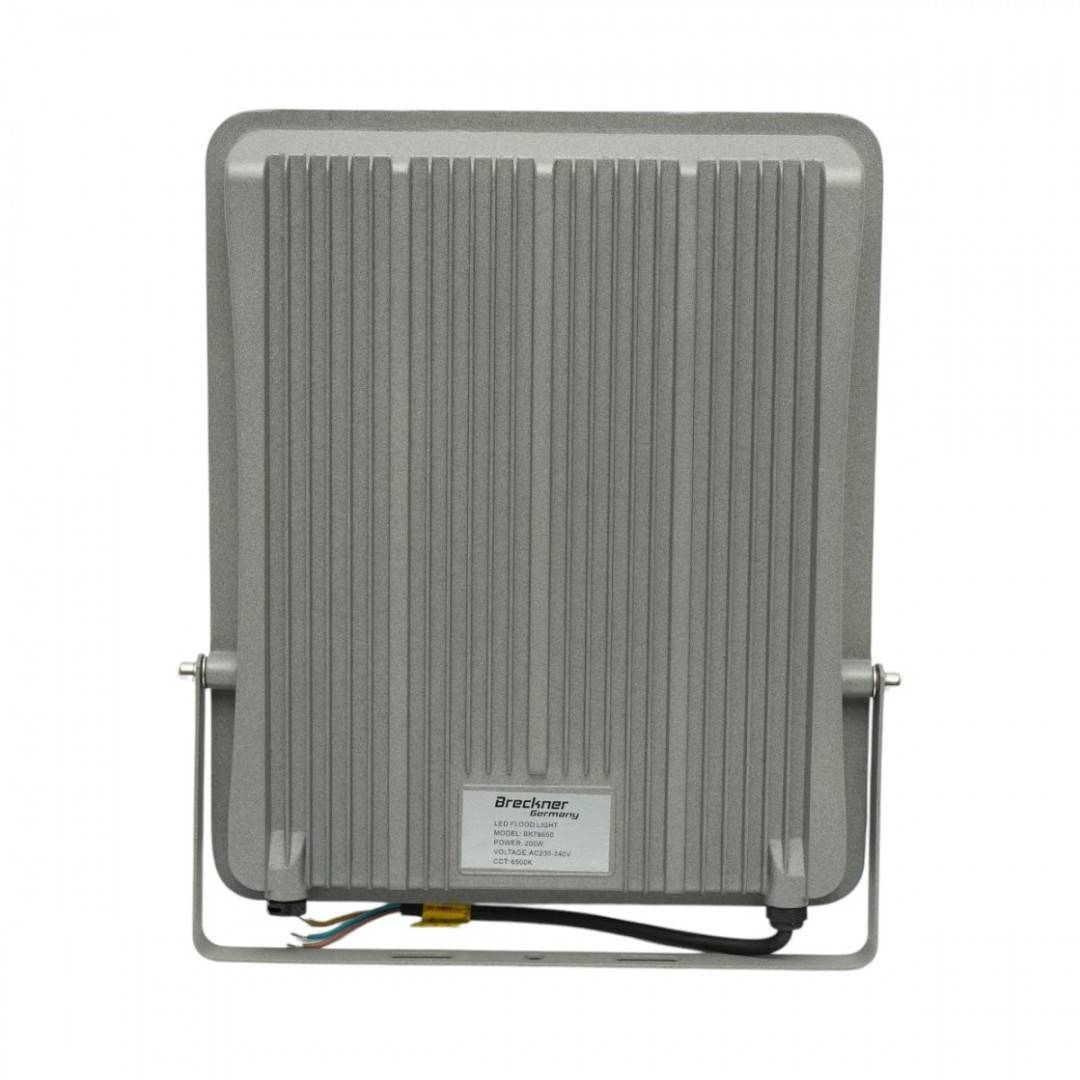Proiector LED 200W, 220V, 6500K, 18000lm tip Flood 325x270x32mm IP66 Breckner Germany