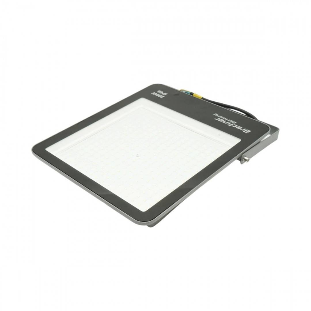 Proiector LED 200W, 220V, 6500K, 18000lm tip Flood 325x270x32mm IP66 Breckner Germany