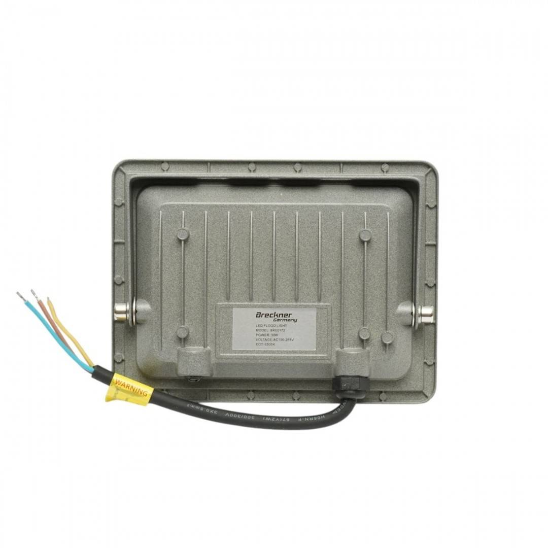 Proiector LED 30W, 100-265V, 6500K, 3000lm tip Flood 160x115x26mm IP66 Breckner Germany