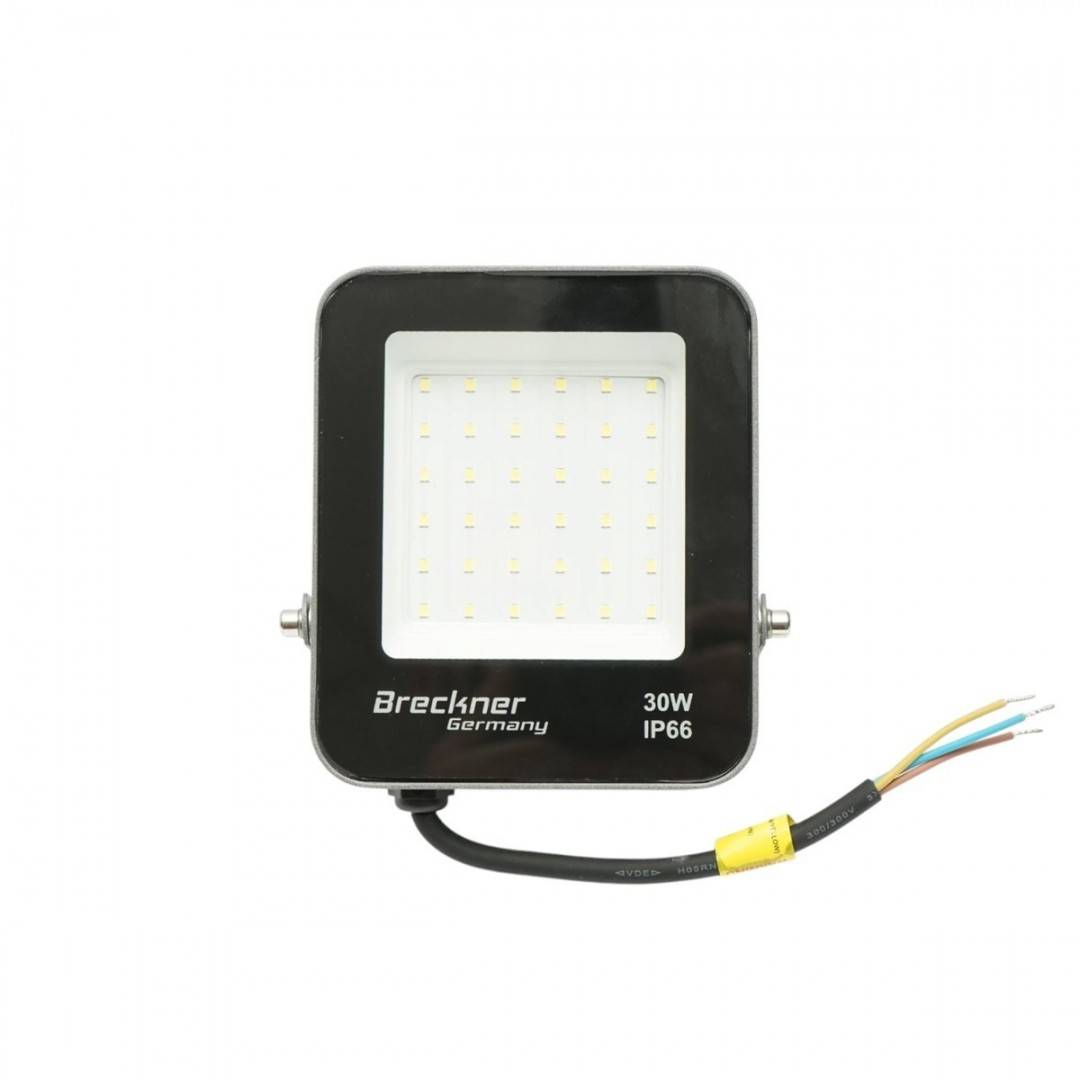 Proiector LED 30W, 220V, 6500K tip Flood 135x115x28mm IP66 Breckner Germany