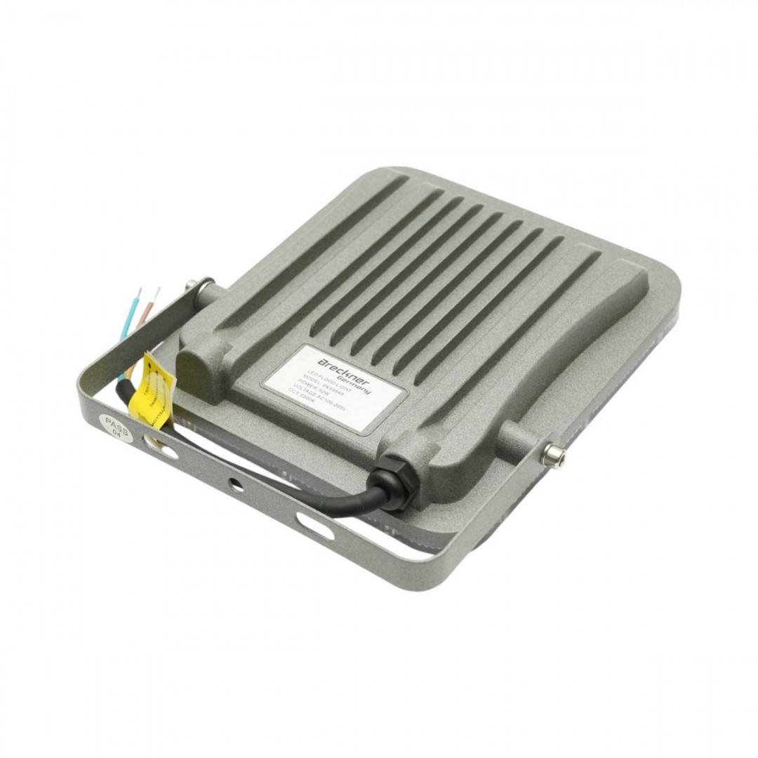 Proiector LED 50W, 100-265V, 6500K, 5500lm tip Flood 165x145x28mm IP66 Breckner Germany