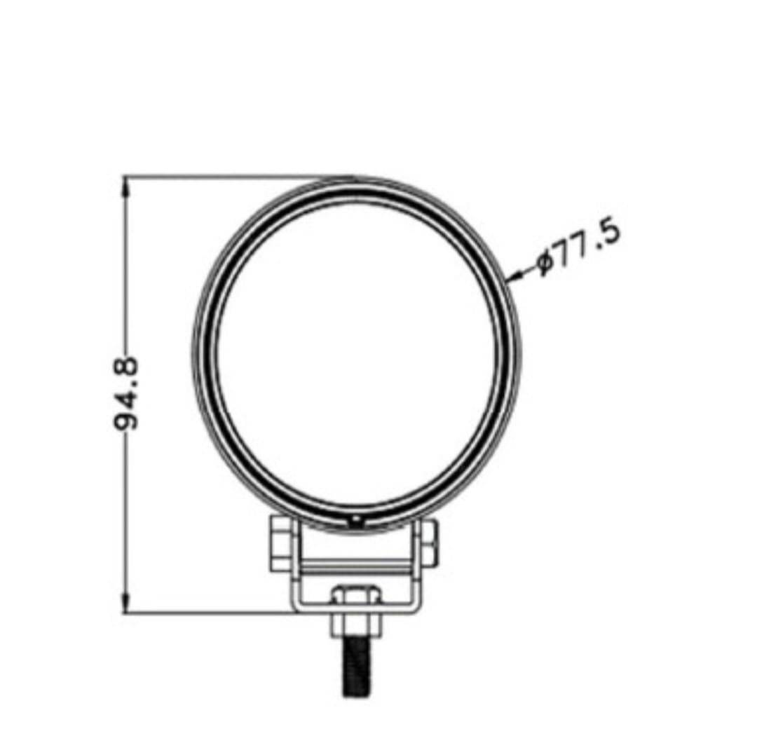 Proiector rotund LED 12W VIGNAL