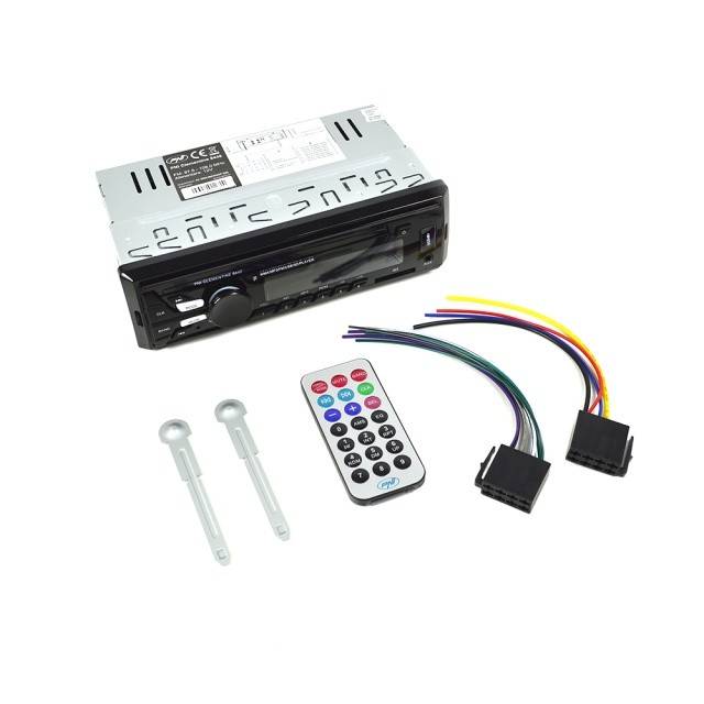 Radio MP3 player auto PNI Clementine 8440, 4x45w, 12V, 1 DIN, cu SD, USB, AUX, RCA