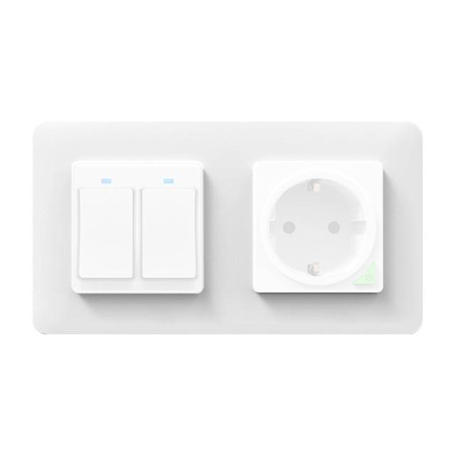 Rama dubla PNI WS2 pentru intrerupator sau priza inteligenta PNI SmartHome