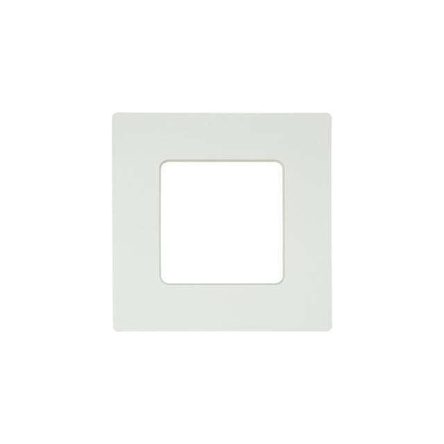 Rama PNI 1212C alba patrata pentru spot LED PNI C-Light 1212