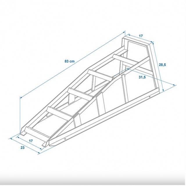 Rampa de incarcare metalica 1000 KG